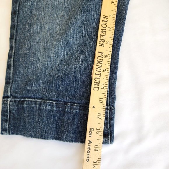 Refuge Denim Cropped Capri Jeans Size 7 Women's Junior - Picture 5 of 9